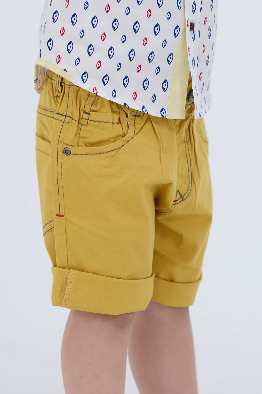 Short - Boys' Khaki Bermuda Shorts
