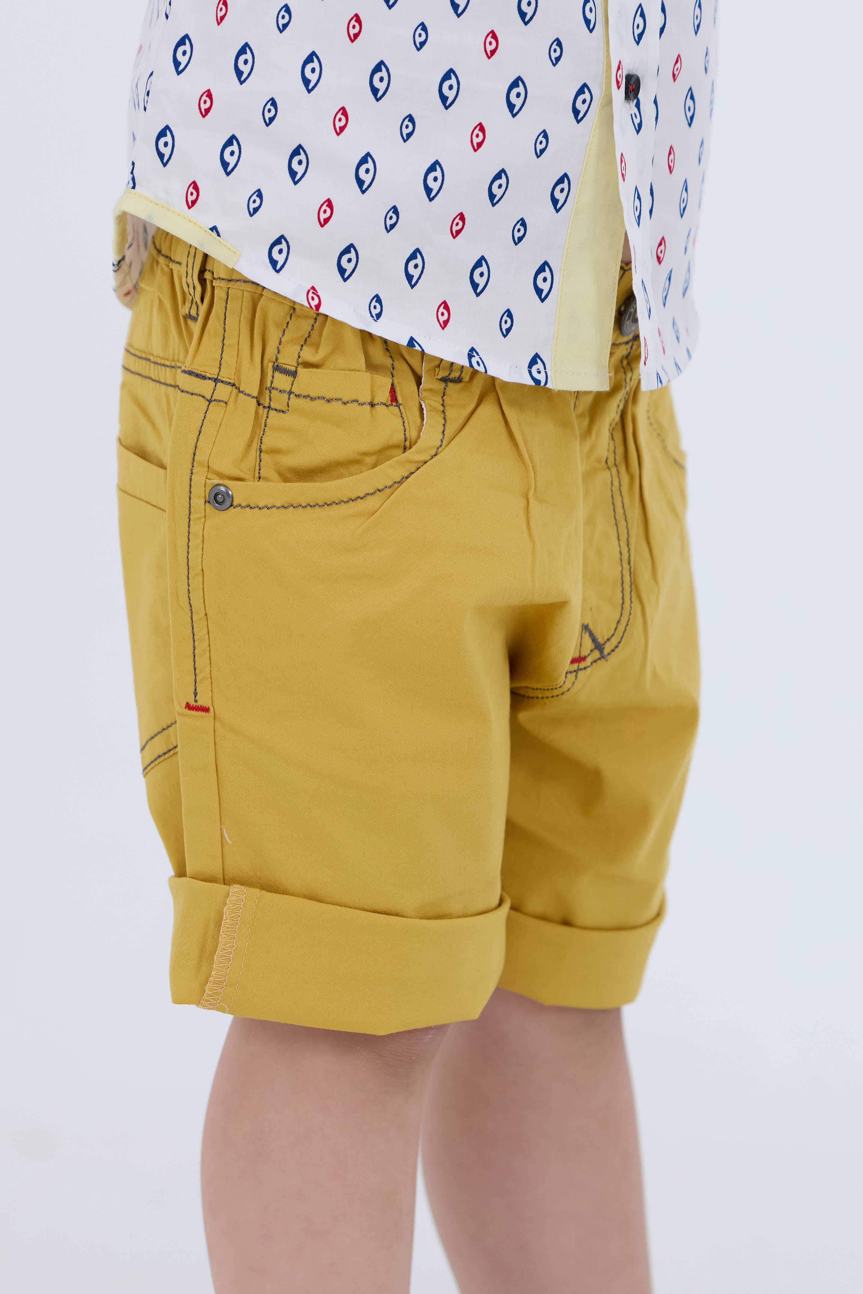 Short - Boys' Khaki Bermuda Shorts