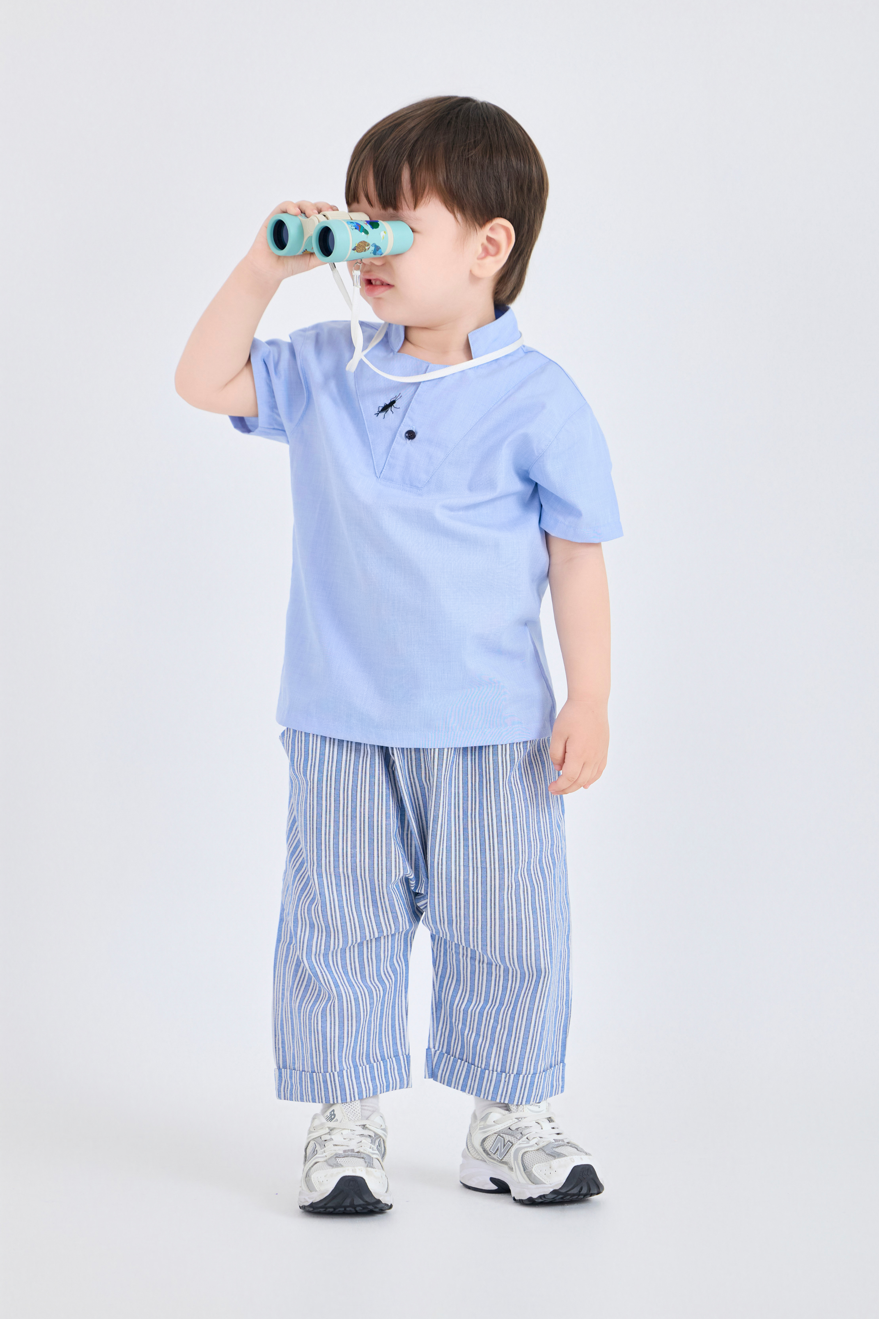 Shirt - Short Sleeve V-Neck 100% Linen Organic