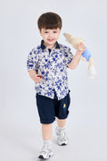 Shirt - Floral Print Shirt - 100% Organic Cotton